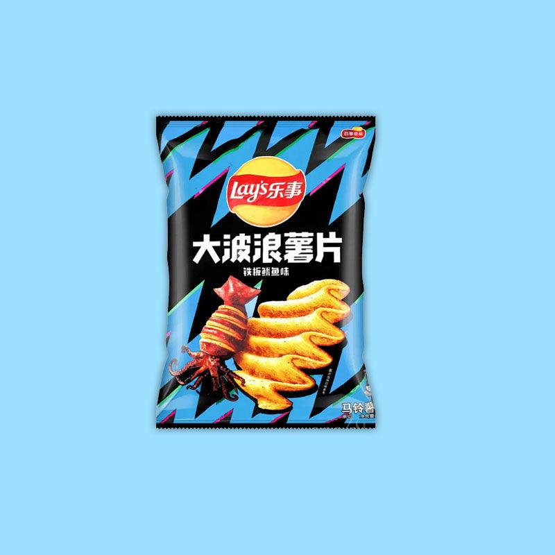 Lay's Wavy Grilled Squid 70g (China)