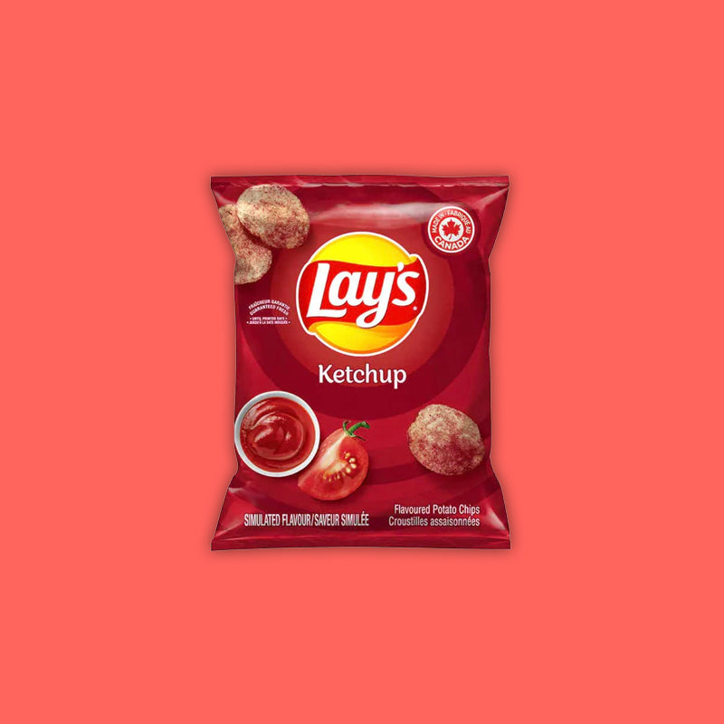 Lay's Ketchup Chips 60g (Canada)