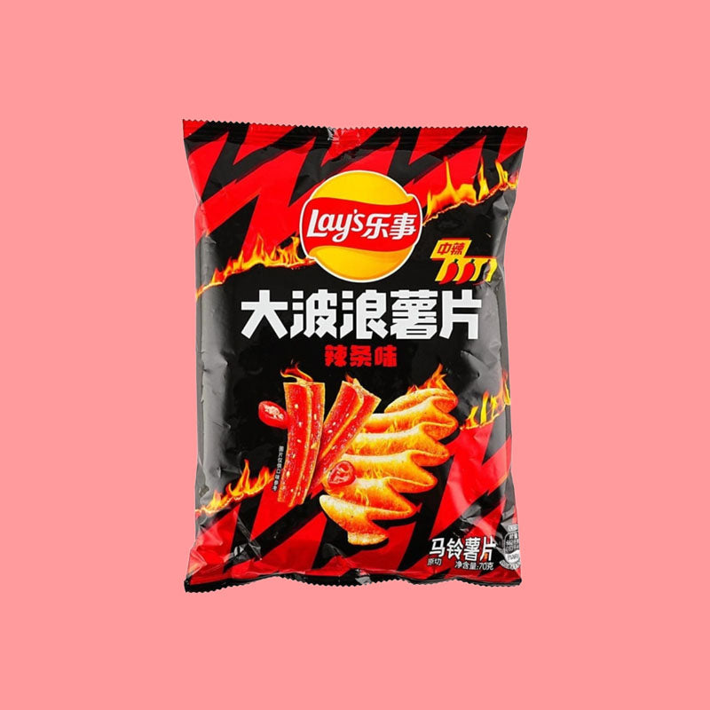 Lay's Wavy Latiao Spicy Strip Flavor 2.47 oz (China)