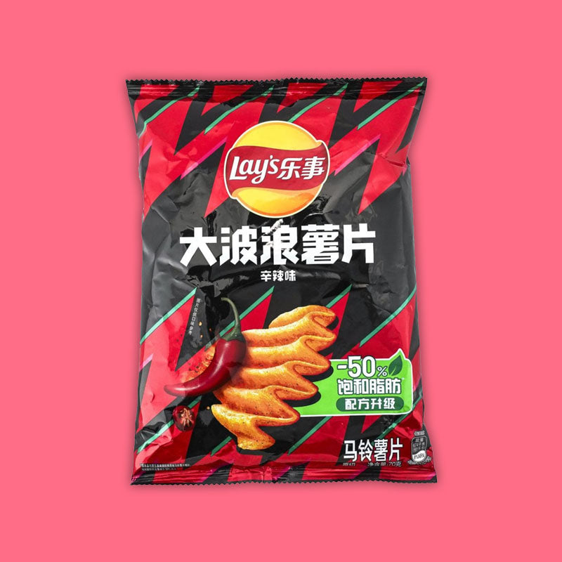 Lay's Wavy Pure Spicy Flavor 70g (China)