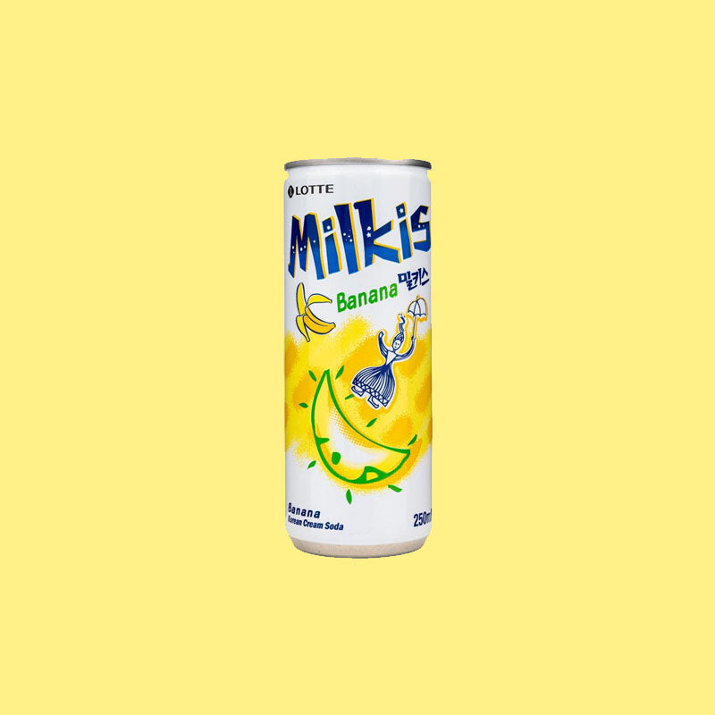 Lotte Milkis Banana 8.45oz (Korea)