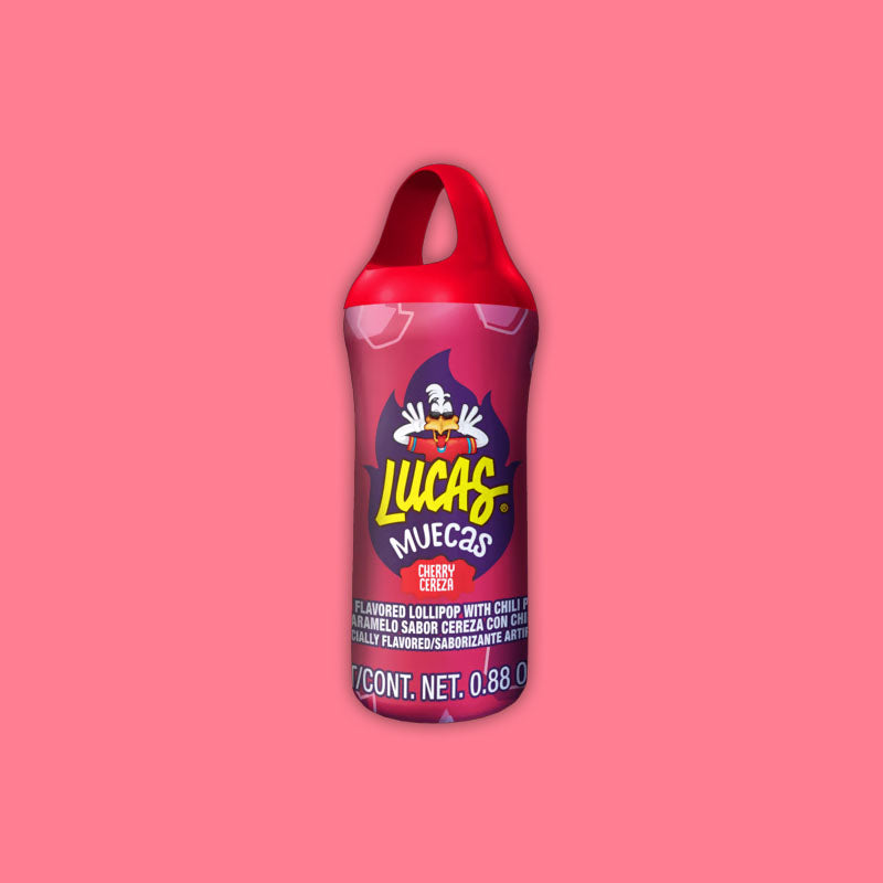 Lucas Muecas Cherry Mexican Candy Lollipop 25g (Mexico)