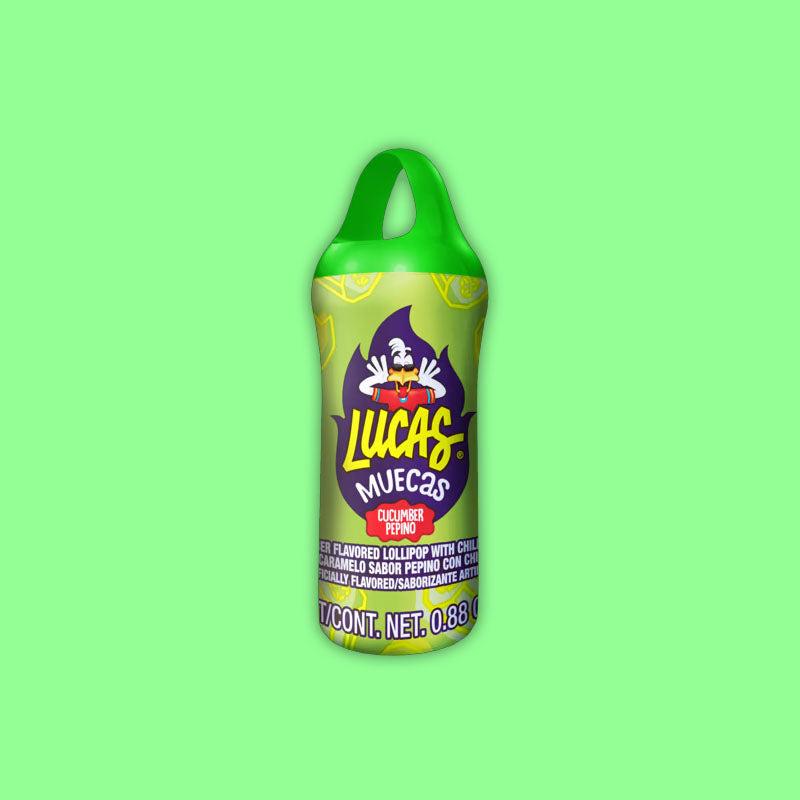 Lucas Muecas Cucumber Mexican Candy Lollipop 24g (Mexico)