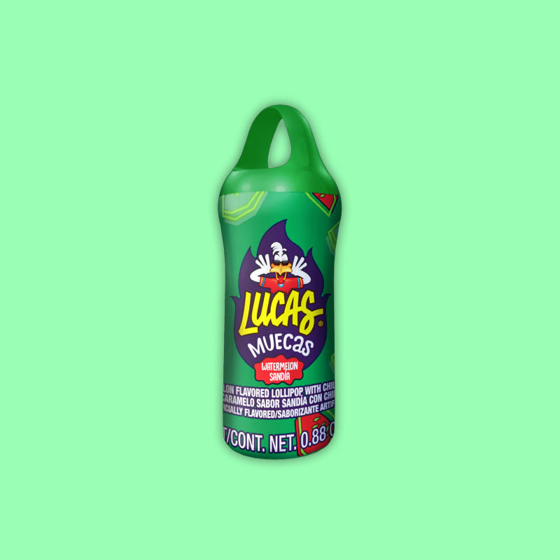 Lucas Muecas Watermelon Mexican Candy Lollipop 25g (Mexico)