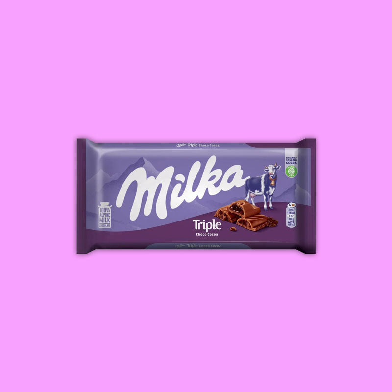 Milka Triple Choco Cocoa 90g (Germany)