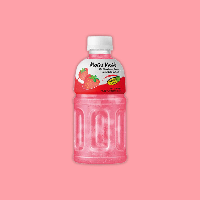 Mogu Strawberry Nata de Coco 320ml (Thailand)