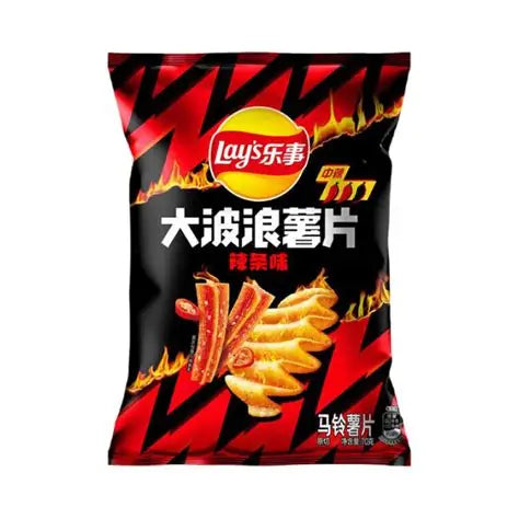Lay's Wavy Latiao Spicy Strip Flavor 2.47 oz (China)