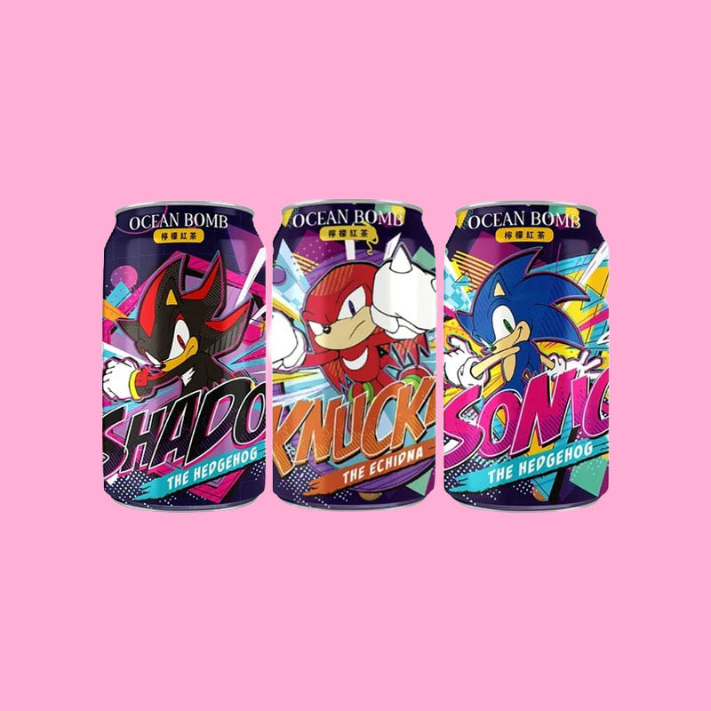 Ocean Bomb Sonic The Hedgehog Lemon Tea 330ml (Taiwan)