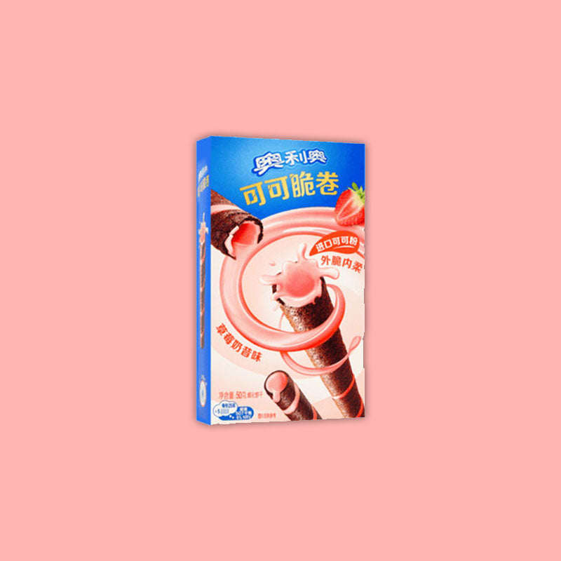 Oreo Wafer Rolls Strawberry 50g (China)
