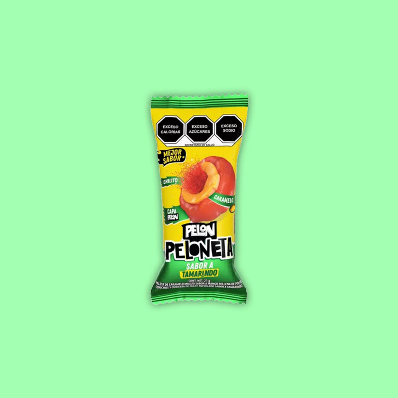 Pelon Peloneta Tamarindo Mexican Candy Lollipops 21g (Mexico)