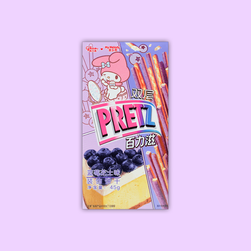 Glico Pretz Blueberry Cheesecake Flavor 45g (China)