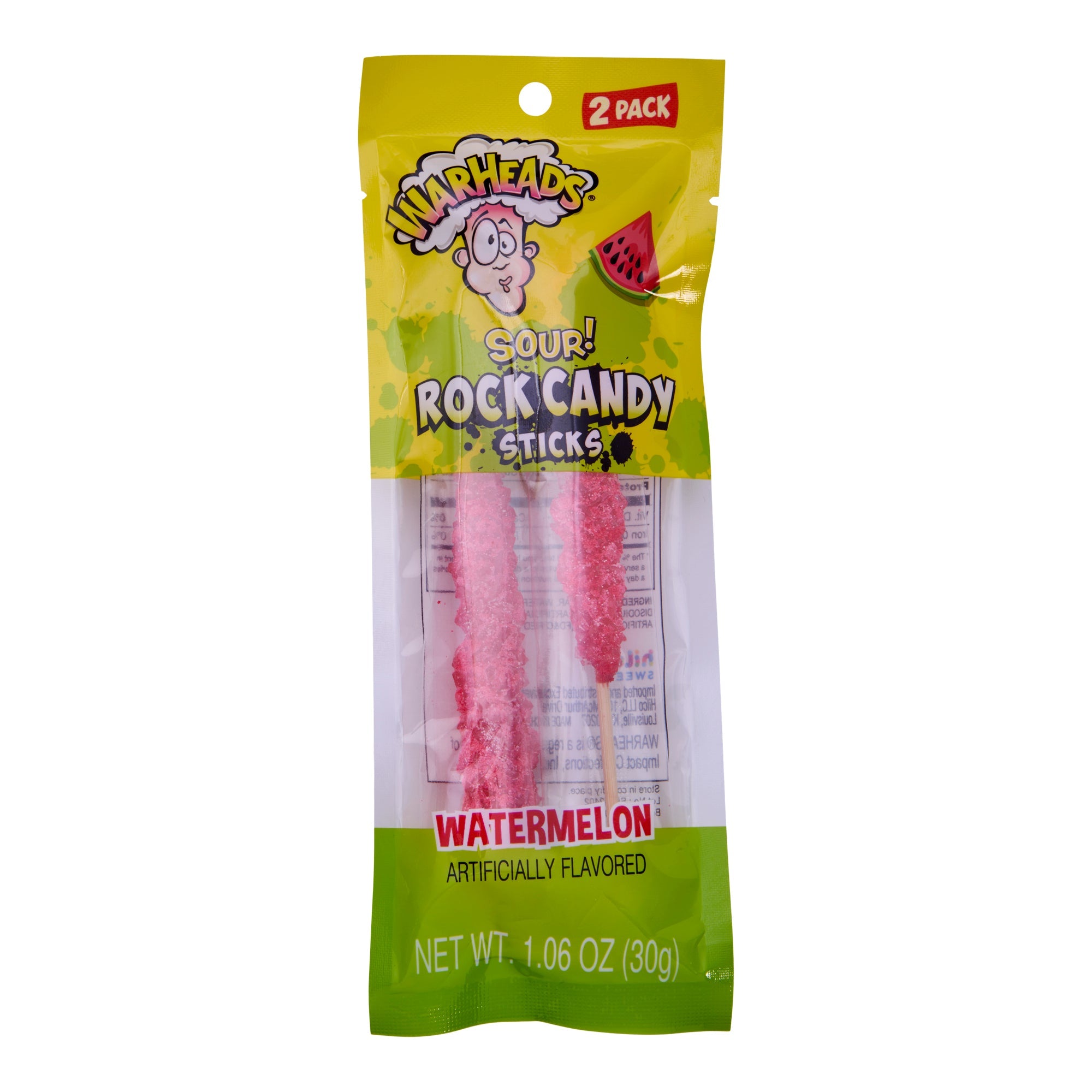 Warheads Sour Watermelon Rock Candy 1.06oz (USA)