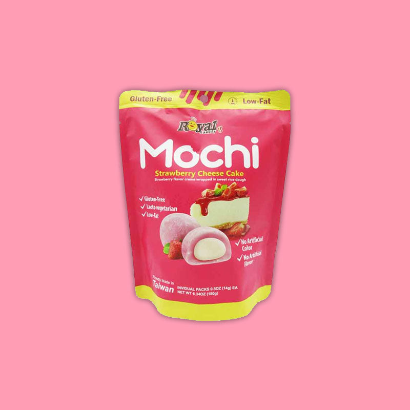 Royal Family Mochi Strawberry Cheesecake 6.34oz (Taiwan)