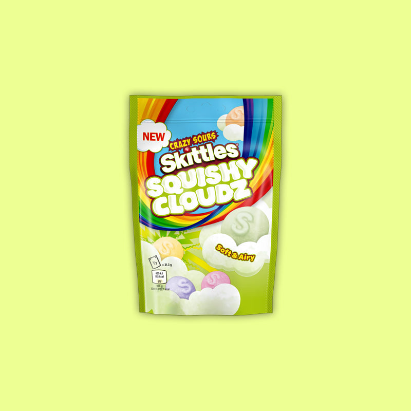 Skittles Squishy Cloudz Crazy Sours 125g (United Kingdom)