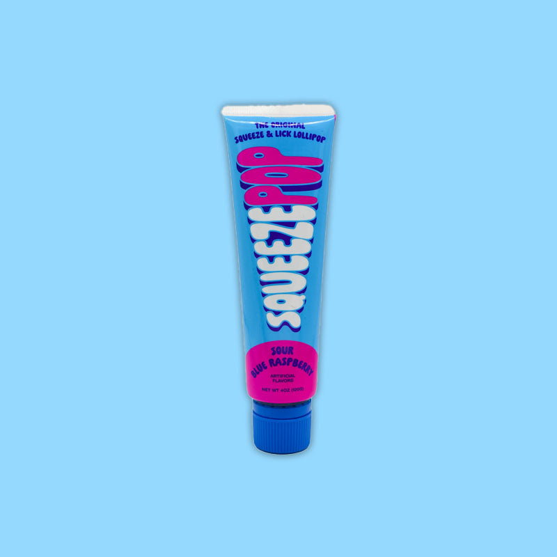 Squeeze Pop Sour Blue Raspberry 4oz (USA)
