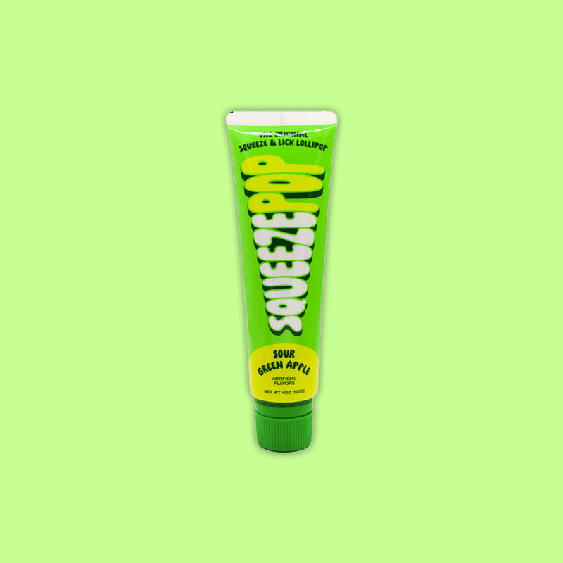 Squeeze Pop Sour Green Apple 4oz (USA)