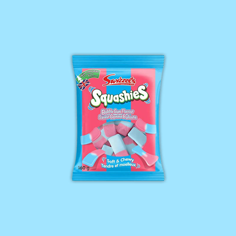 Swizzels Squashies Bubble Gum Flavored 120g (Canada)