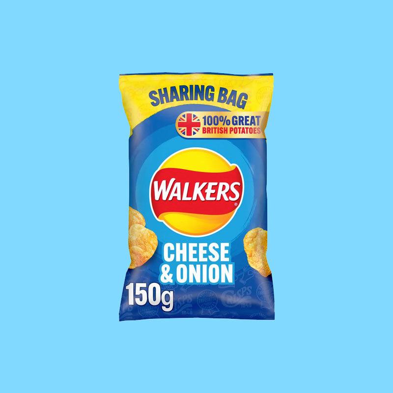Walker Cheese & Onion 150g (UK)