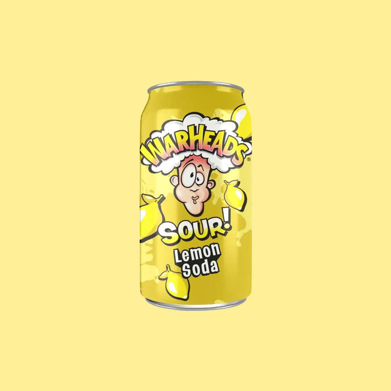 Warheads Sour Lemon Soda 340ml (Canada)