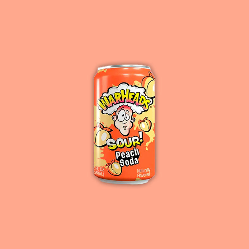 Warheads Sour Peach Soda 340ml (Canada)