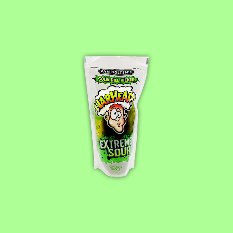 Warheads Van Holtens Jumbo Pickle In A Pouch Dill 5oz (USA)