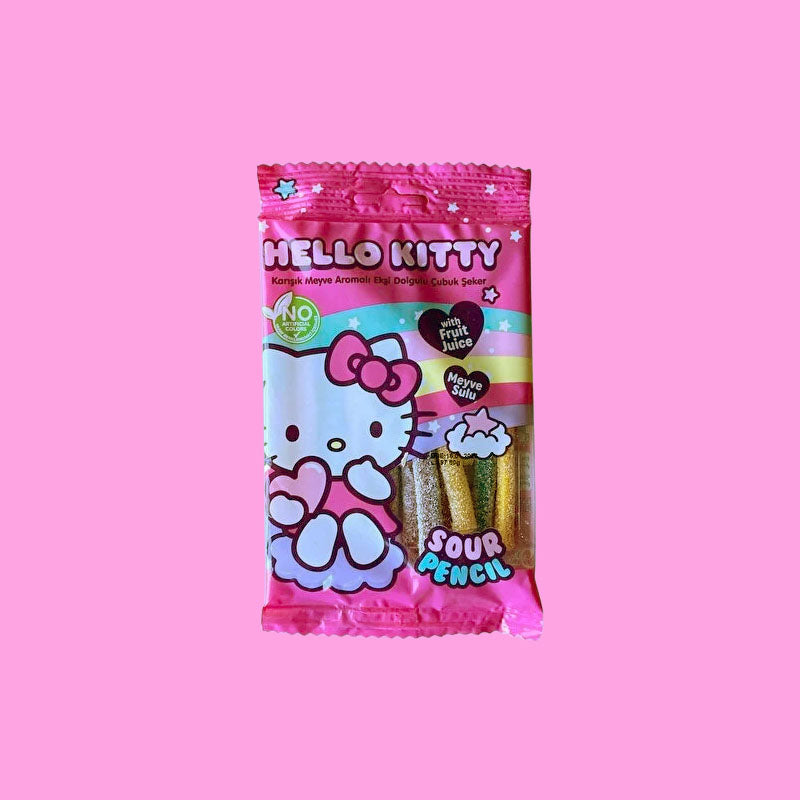 Hello Kitty Sour Pencil Candy 80g (Turkey)