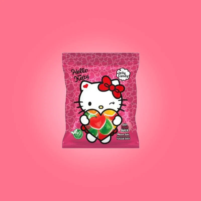 Hello Kitty Jelly Candy Hearts 80g (Turkey)