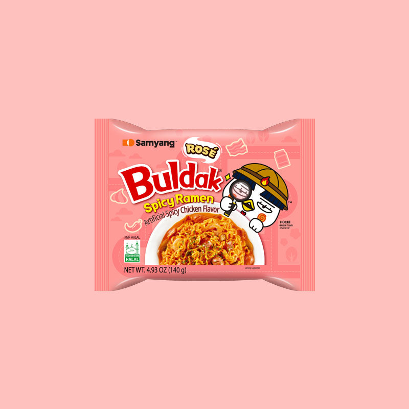 Buldak Ramen Stir Fried Hot Chicken Rose 140g (Korea)