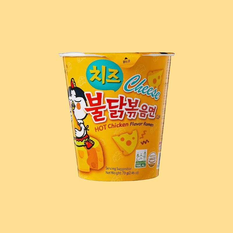 Buldak Ramen Noodle Cup Hot Chicken Cheese 70g (Korea)