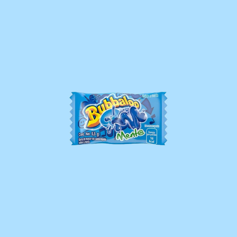 Bubbaloo Mint Chewing Gum 5g (Mexico)