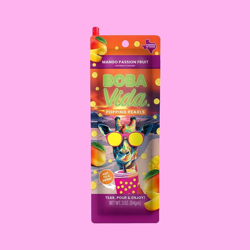 Bobavida Popping Boba Mango Passion Fruit 84g (United States)