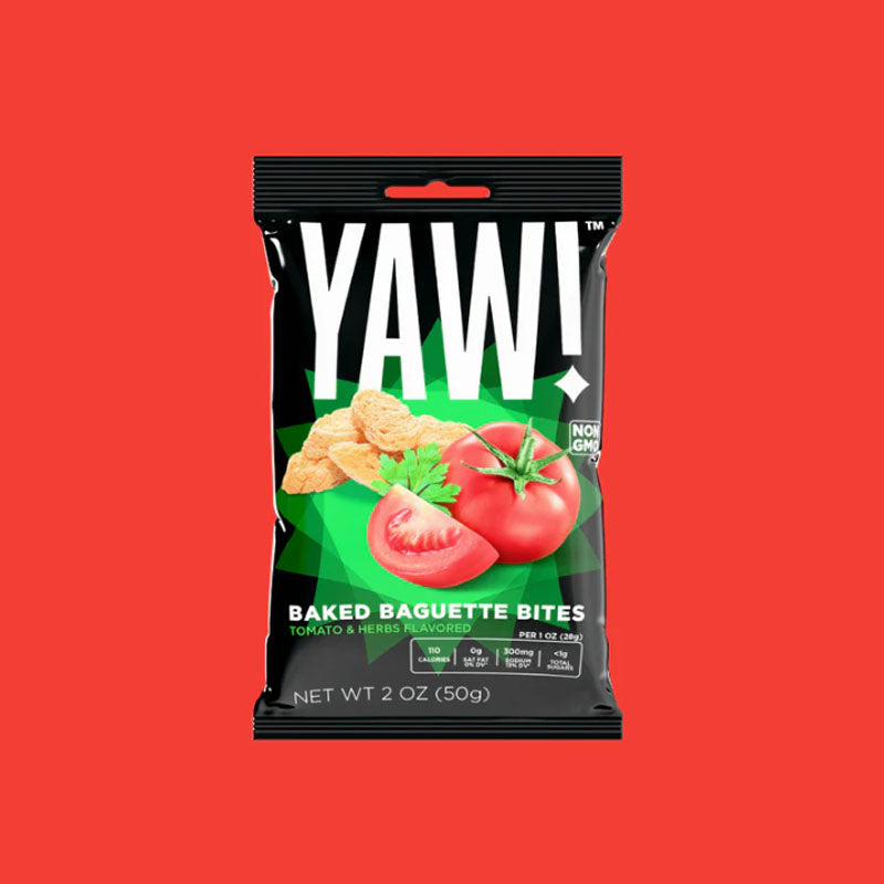 YAW! Baked Baquette Bites Tomato & Herb 2oz (Moldova)