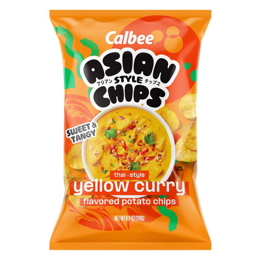 Calbee Asian Style Chips Yellow Curry 6oz (China)