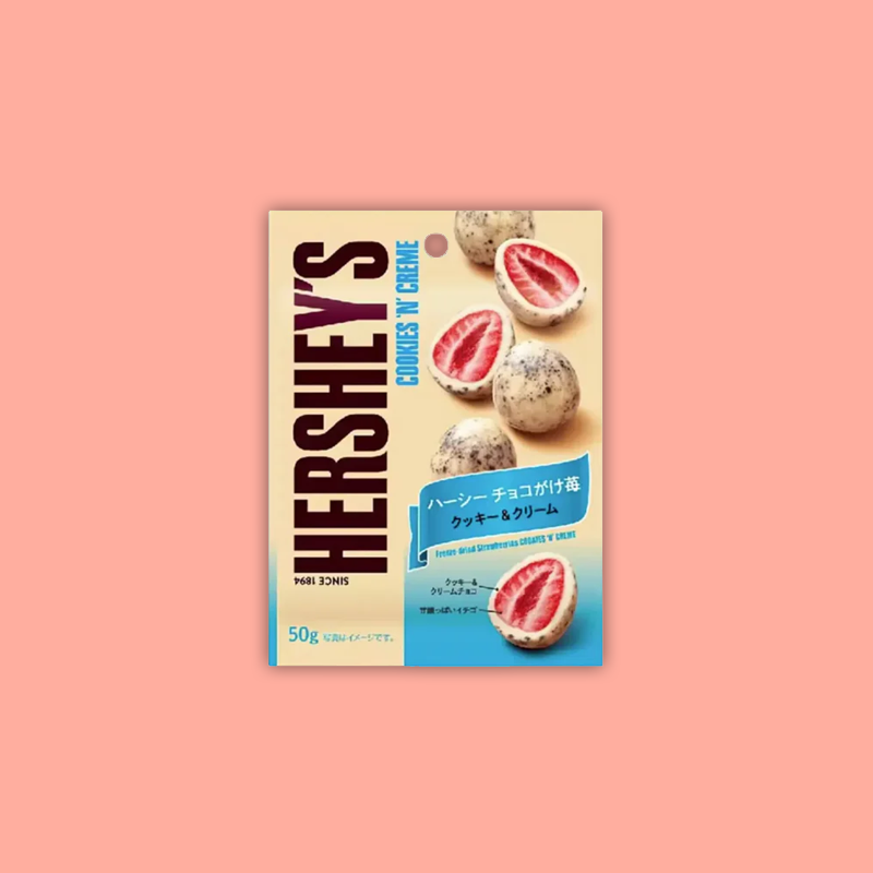 Hershey's Freeze Dried Cookies and Cream Strawberries (Japan) 50g