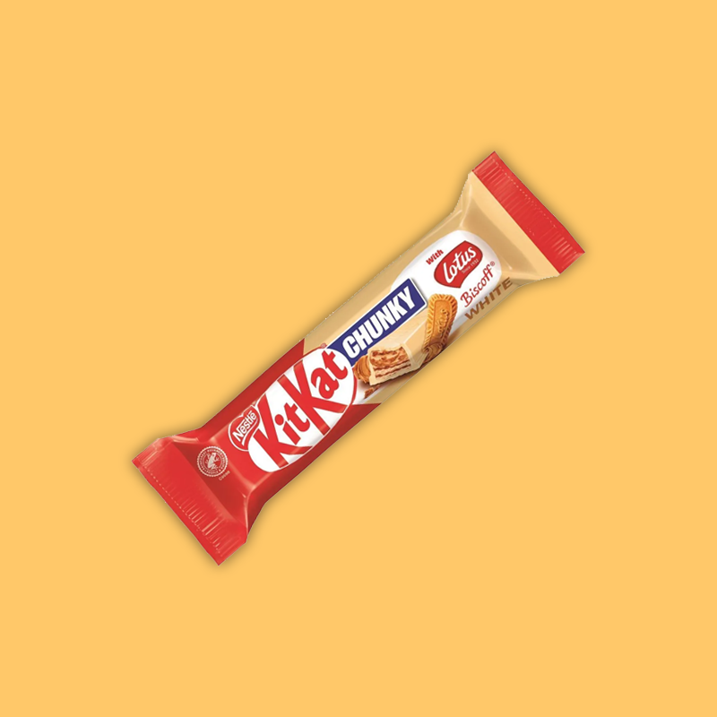 Kit Kat Chunky Lotus Biscoff White (Poland) 42g