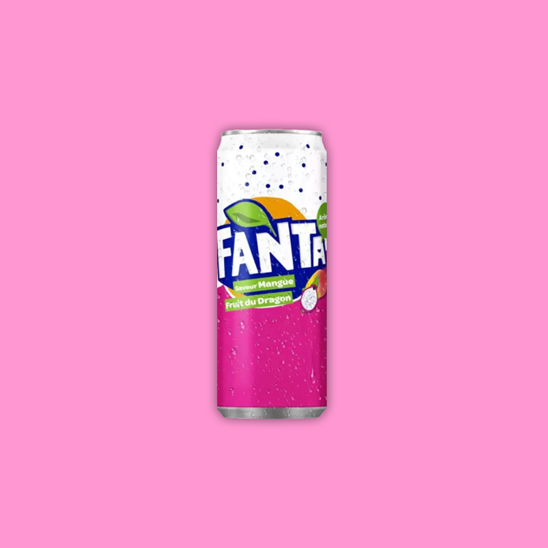 Fanta Mango Dragon Fruit Soda (France) 330ml