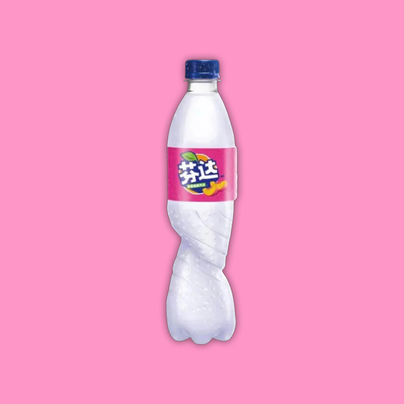 Fanta White Peach Bottle (Taiwan) 500ml