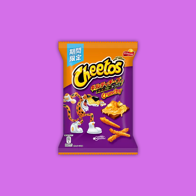 Cheetos Crunchy Cheese, Butter & Garlic (Japan) 65g