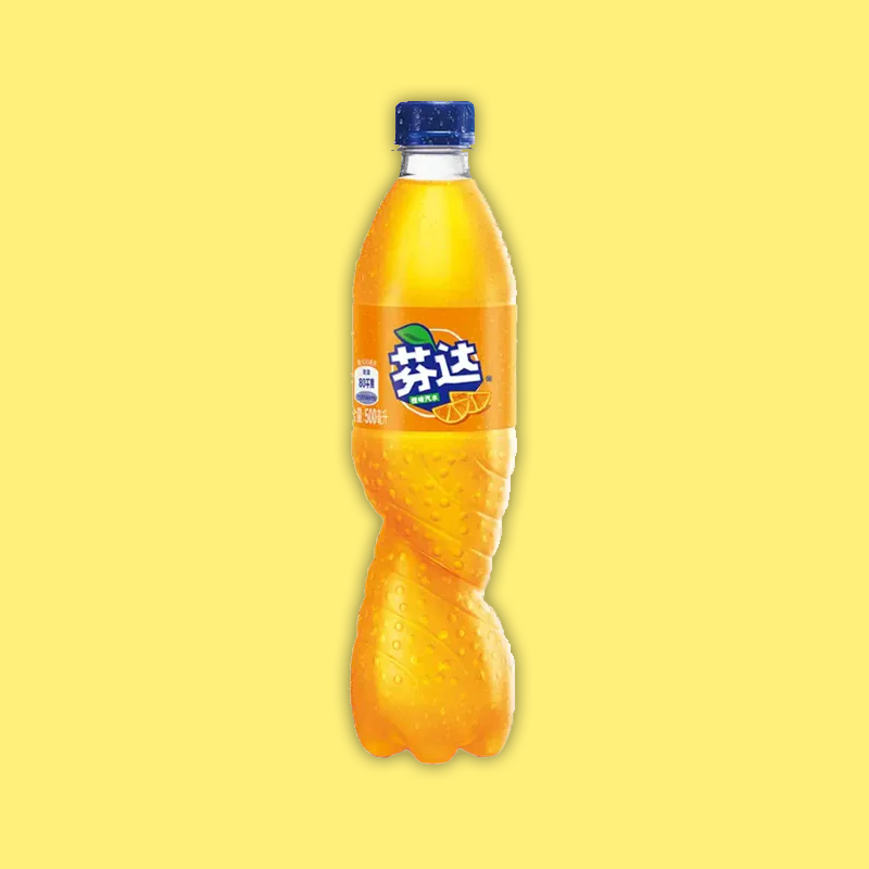 Fanta Orange Bottle (China) 500ml