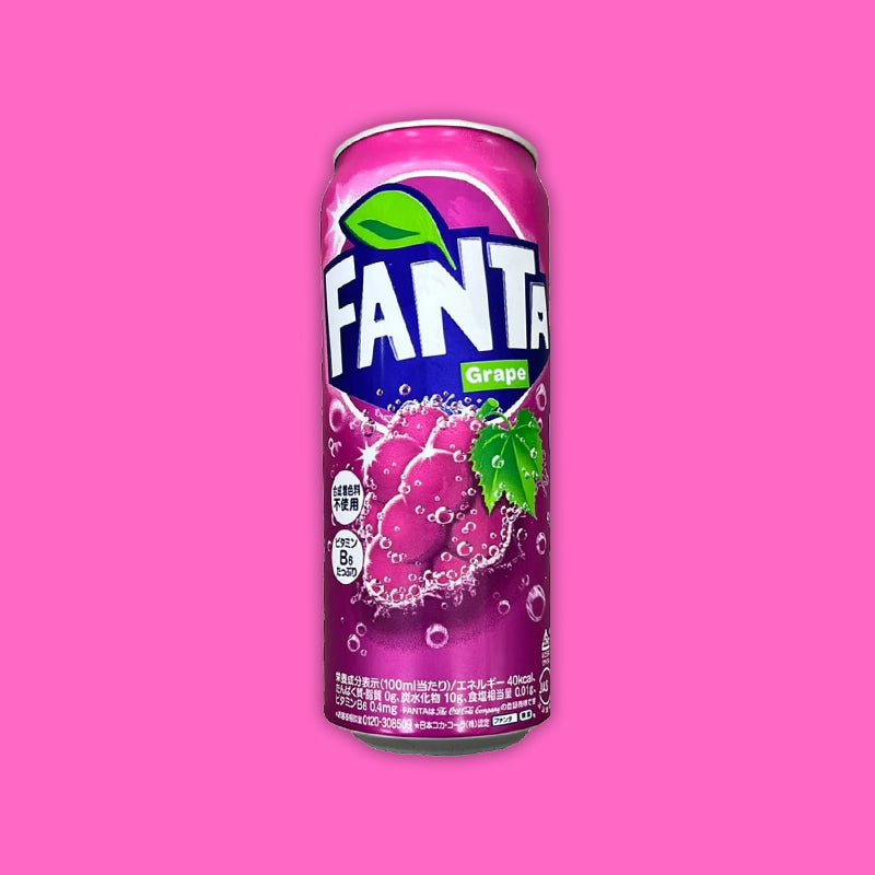 Fanta Grape Can (Japan) 16.9oz