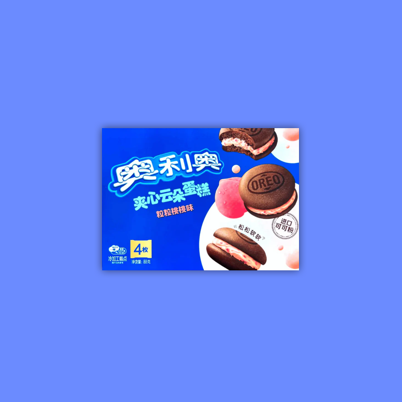 Oreo Cloud Cakes Peach (Taiwan) 88g