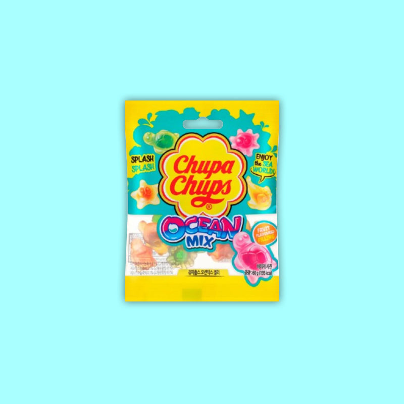 Chupa Chups Ocean Mix Jelly Candy (Korea) 60g