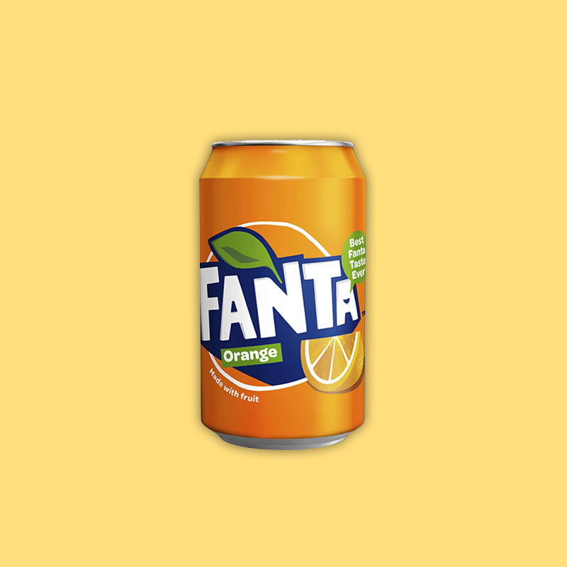 Fanta Orange Can (Denmark) 330ml