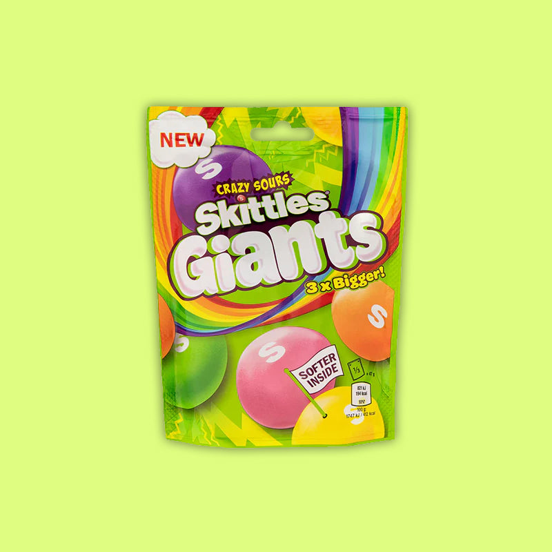 Skittles Giants Crazy Sours (UK) 132g