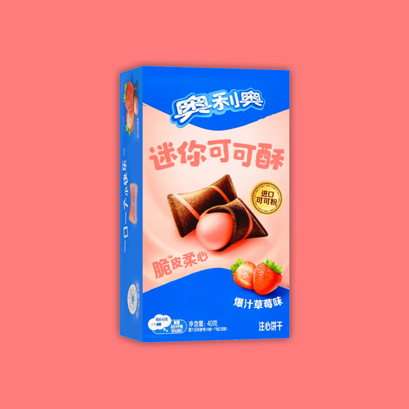 Oreo Wafer Bites Strawberry (China) 40g