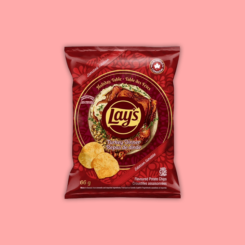 Lay's Limited Edition Turkey Dinner 70g (Canada)