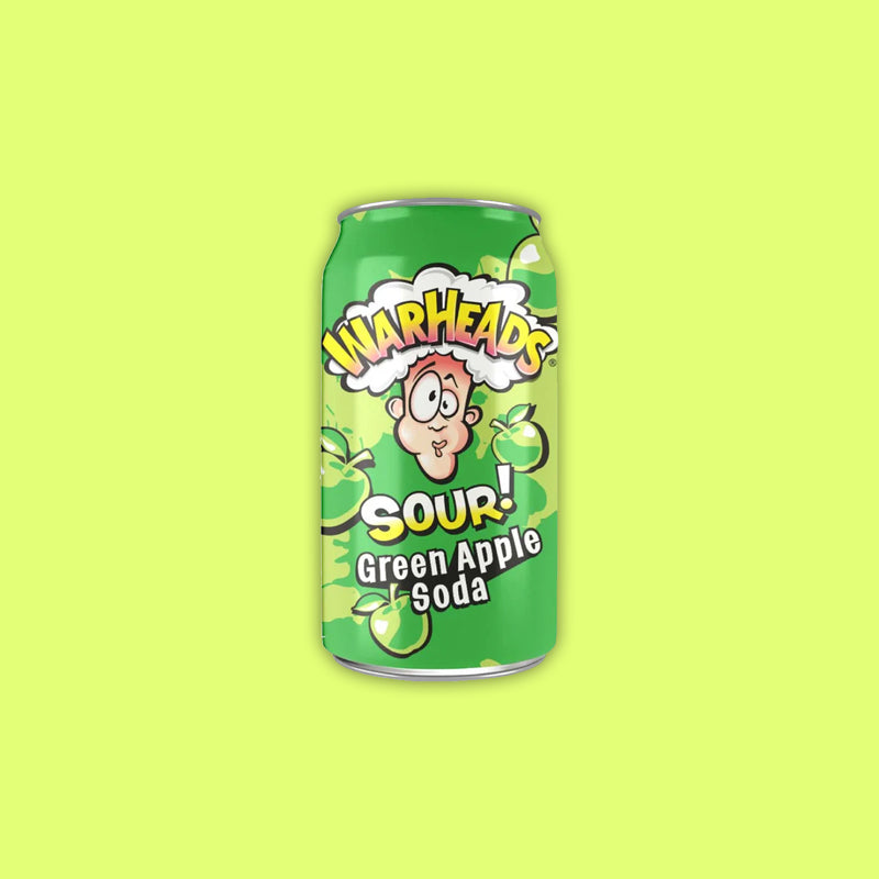 Warheads Sour Soda Green Apple (USA) 12oz