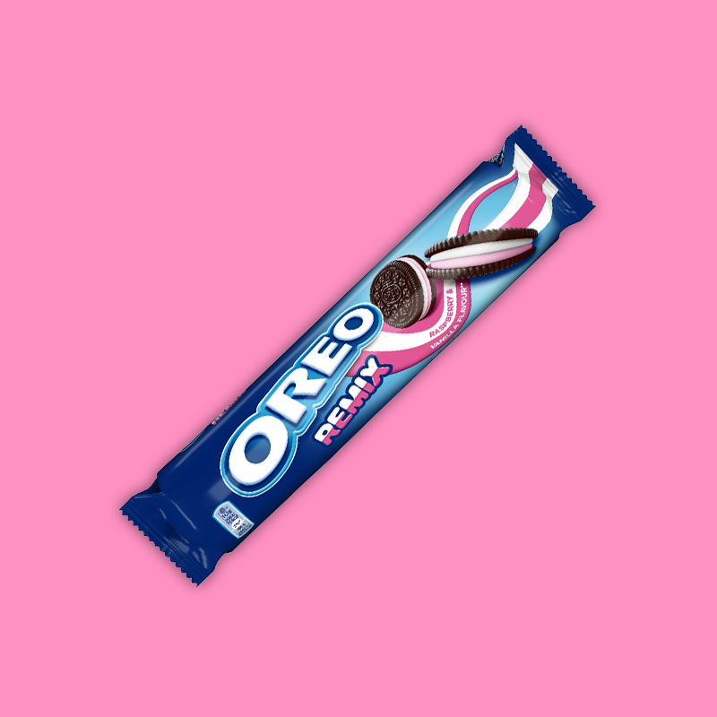 Oreo Remix Raspberry & Vanilla (UK) 157g