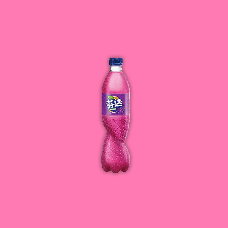 Fanta Grape Bottle (Japan) 500ml