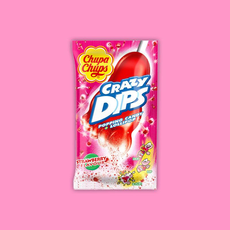 Chupa Chups Crazy Dip Strawberry 14g (Netherlands)